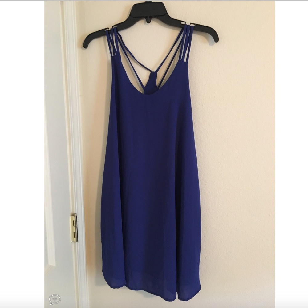 Royal Blue Chiffon Sundress
